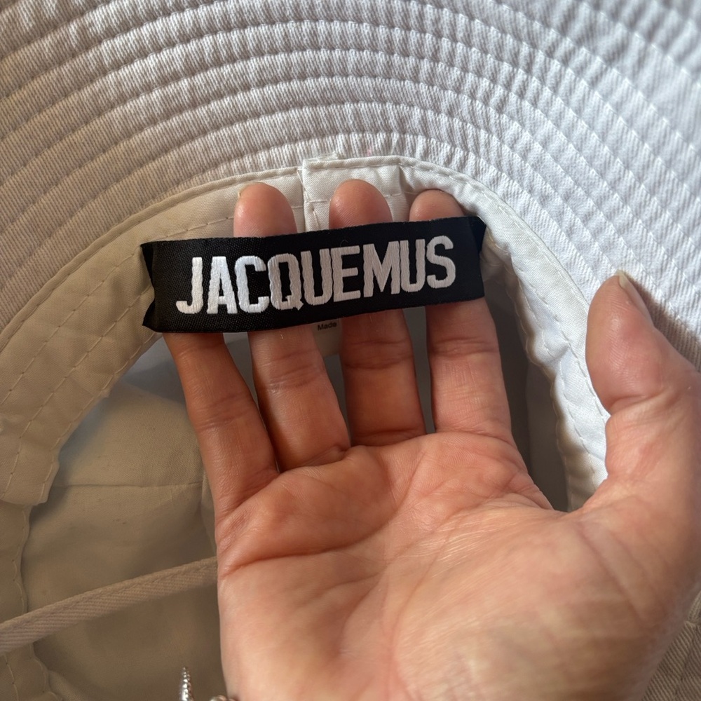 Jacquemus archout  Bucket Hat white os - Picture 8 of 9